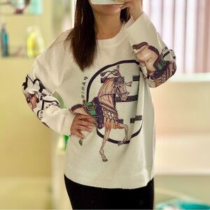 Casual Gem Stone Sweater (one size)